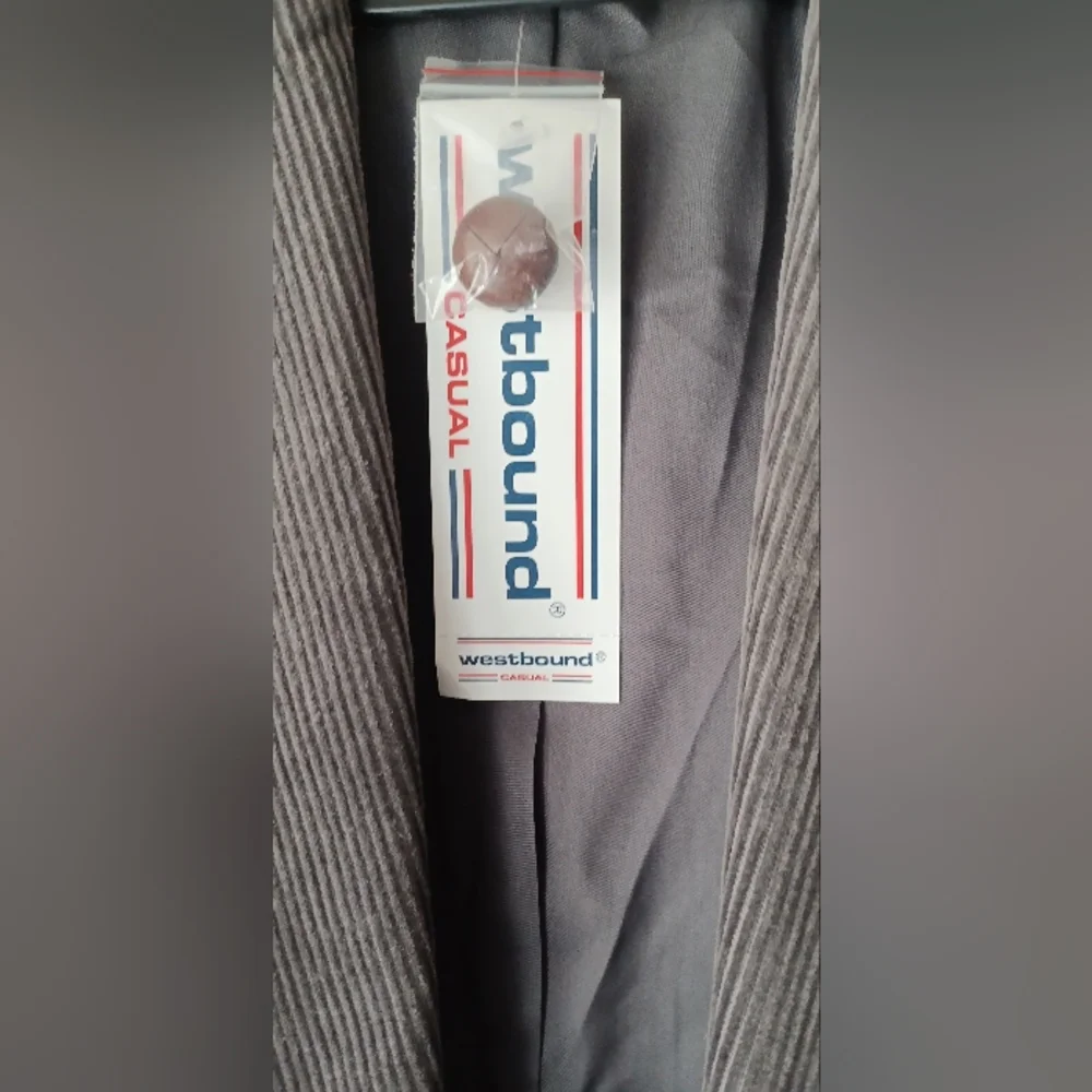Westbound Gray Corduroy Sport Coat Blazer - Picture 7 of 8